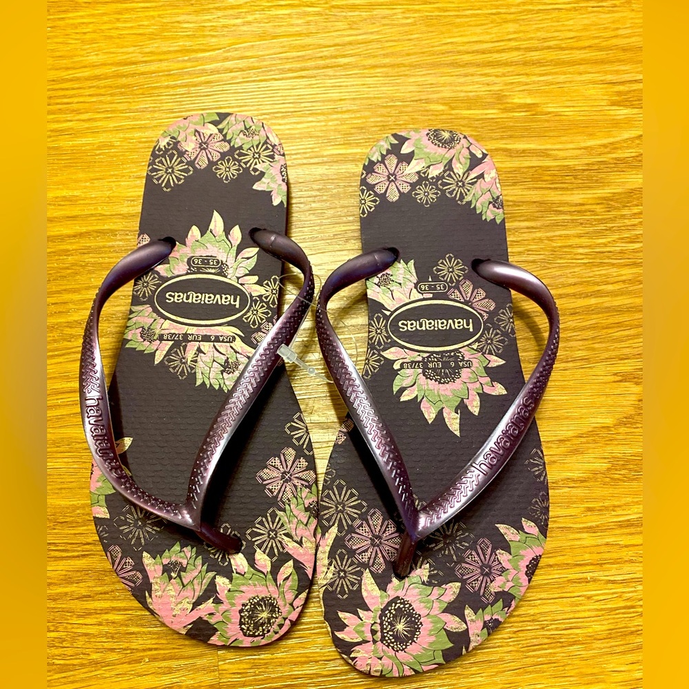 Havaianas Metallic Flip flops | NWT